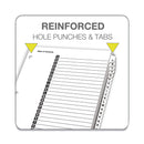 Cardinal OneStep Printable Table of Contents and Dividers, 26-Tab, A to Z, 11 x 8.5, White, White Tabs, 1 Set