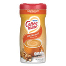 Coffee mate Non-Dairy Powdered Creamer, Hazelnut, 15 oz Canister, 12/Carton
