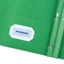 Avery Two-Pocket Folder, Prong Fastener, 0.5" Capacity, 11 x 8.5, Green, 25/Box