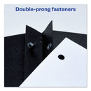 Avery Two-Pocket Folder, Prong Fastener, 0.5" Capacity, 11 x 8.5, Black, 25/Box