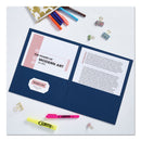 Avery Two-Pocket Folder, 40-Sheet Capacity, 11 x 8.5, Assorted Colors, 25/Box