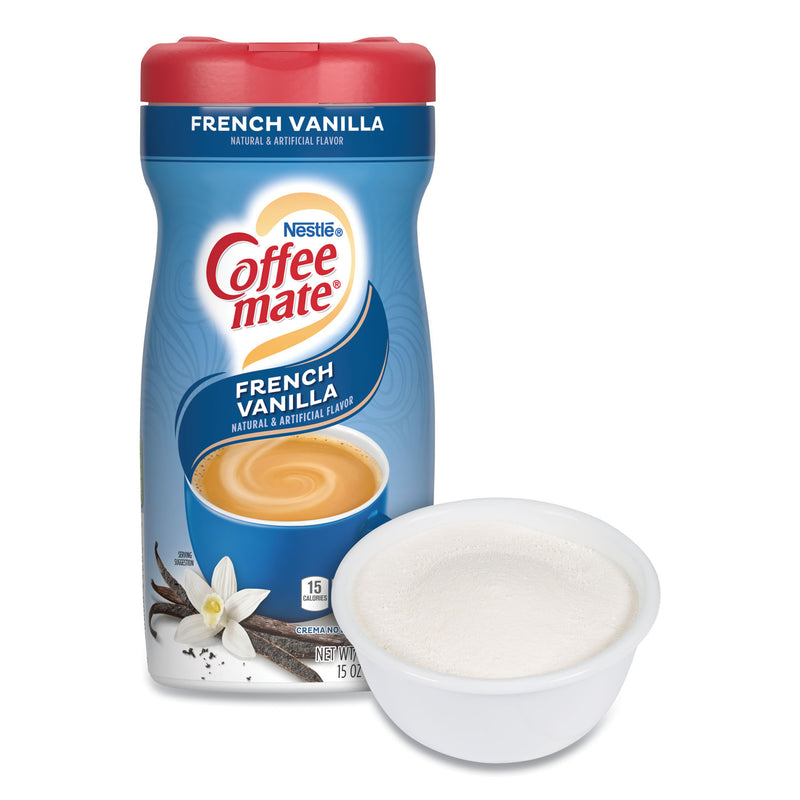 Coffee mate French Vanilla Creamer Powder, 15oz Plastic Bottle