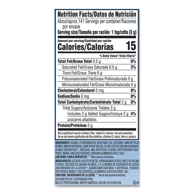 Coffee mate French Vanilla Creamer Powder, 15oz Plastic Bottle