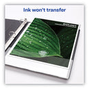 Avery Heavy-Duty Non Stick View Binder with DuraHinge and Slant Rings, 3 Rings, 0.5" Capacity, 11 x 8.5, White, 4/Pack