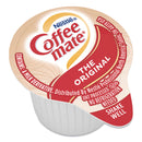 Coffee mate Liquid Coffee Creamer, Original, 0.38 oz Mini Cups, 50/Box, 4 Boxes/Carton, 200 Total/Carton