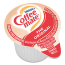 Coffee mate Liquid Coffee Creamer, Original, 0.38 oz Mini Cups, 50/Box