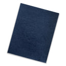 Fellowes Classic Grain Texture Binding System Covers, 11 x 8.5, Navy, 50/Pack
