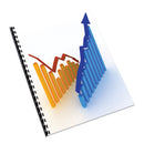 Fellowes Classic Grain Texture Binding System Covers, 11 x 8.5, Navy, 50/Pack