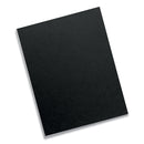 Fellowes Futura Presentation Covers for Binding Systems, Opaque Black, 11 x 8.5, Unpunched, 25/Pack