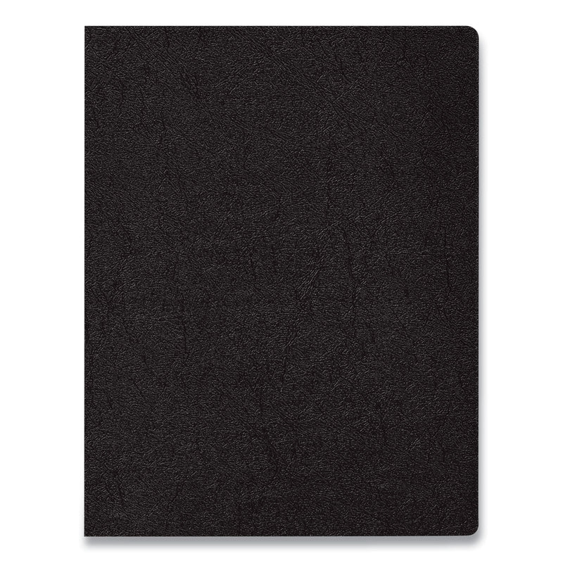 Fellowes Executive Leather-Like Presentation Cover, Black, 11 x 8.5, Unpunched, 200/Pack
