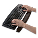 Fellowes Gel Crystals Keyboard Wrist Rest, 18.5 x 2.25, Black