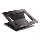 Fellowes Designer Suites Laptop Riser, 13.19" x 11.19" x 4", Black Pearl, Supports 25 lbs