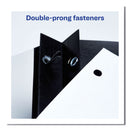 Avery Durable Clear Front Report Cover, Prong Fastener, 0.13" Capacity, 8.5 x 11, Clear/Blue, 25/Box