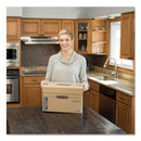 Bankers Box SmoothMove Maximum Strength Moving Boxes, Half Slotted Container (HSC), Small, 15" x 15" x 12", Brown/Blue, 8/Pack