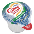 Coffee mate Liquid Coffee Creamer, Sugar Free French Vanilla, 0.38 oz Mini Cups, 50/Box