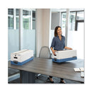 Bankers Box LIBERTY Heavy-Duty Strength Storage Boxes, Legal Files, 15.25" x 24.13" x 10.75", White/Blue, 12/Carton