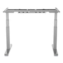 Fellowes Cambio Height Adjustable Desk Base, 72" x 30" x 24.75" to 50.25", Silver