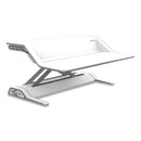 Fellowes Lotus Sit-Stands Workstation, 32.75" x 24.25" x 5.5" to 22.5", White