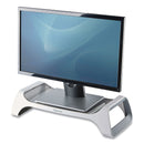 Fellowes I-Spire Series Monitor Lift, 20" x 8.88" x 4.88", White/Gray, Supports 25 lbs