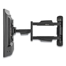 Fellowes Full Motion TV Wall Mount, 16.25w x 19.75d x 17.87h, Black