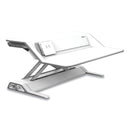 Fellowes Lotus DX Sit-Stand Workstation, 32.75" x 24.25" x 5.5" to 22.5", White