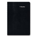 Blueline DuraGlobe Daily Planner, 30-Minute Appointments, 8 x 5, Black Soft Cover, 12-Month (Jan to Dec): 2023