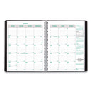 Brownline EcoLogix Recycled Monthly Planner, EcoLogix Artwork, 11 x 8.5, Black Cover, 14-Month (Dec to Jan): 2022 to 2024