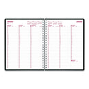 Brownline DuraFlex Weekly Planner, 11 x 8.5, Black Cover, 12-Month (Jan to Dec): 2023
