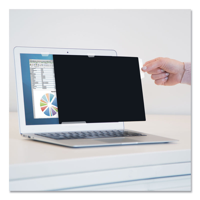 Fellowes PrivaScreen Blackout Privacy Filter for 12.5" Widescreen LCD/Notebook, 16:9