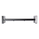 Fellowes Professional Series Flat Panel Workstation, 25.88" x 11.5" x 2.5" to 4.5", Black/Silver, Supports 40 lbs