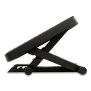 Fellowes Ultimate Foot Support, HPS, 17.75w x 13.25d x 4 to 6.5h, Black/Gray