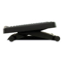 Fellowes Ultimate Foot Support, HPS, 17.75w x 13.25d x 4 to 6.5h, Black/Gray