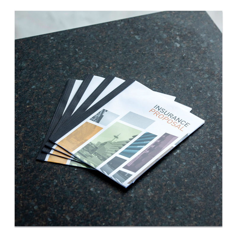 Fellowes Thermal Binding System Presentation Covers, Clear, 121 to 180 Sheet Capacity, 11 x 8.5, Unpunched, 10/Pack