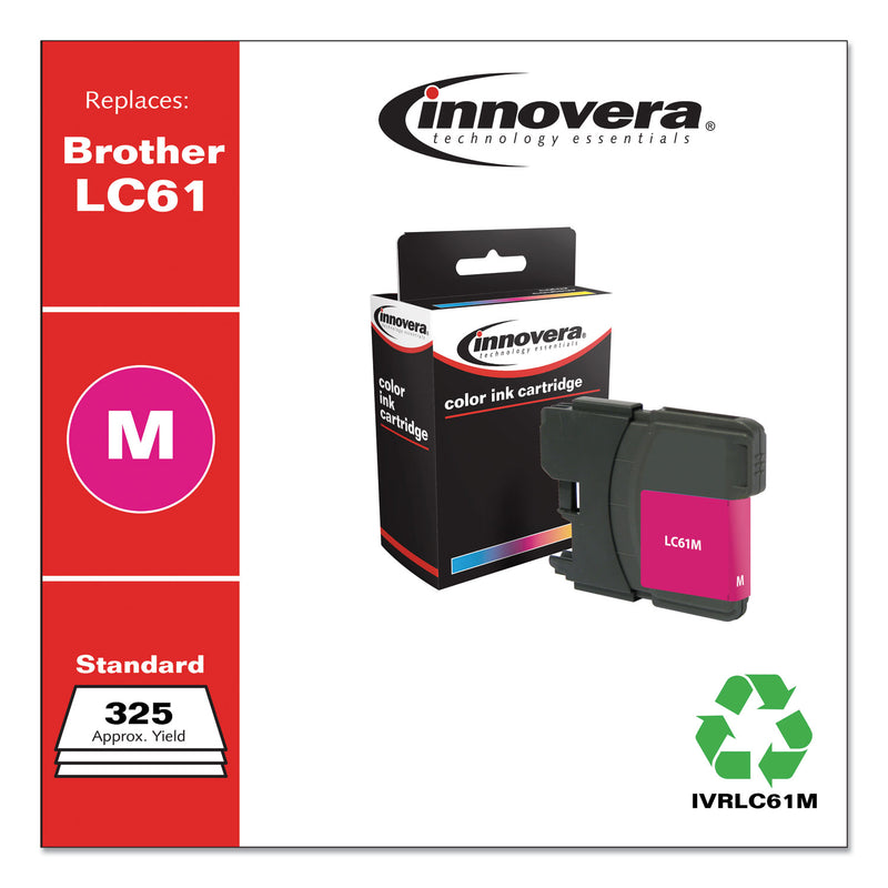 Innovera Remanufactured Magenta Ink, Replacement for LC61M, 750 Page-Yield