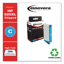 Innovera Remanufactured Cyan High-Yield Ink, Replacement for 920XL (CD972AN), 700 Page-Yield