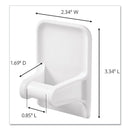 Command Spray Bottle Holder, 2.34w x 1.69d x 3.34h, White, 2 Hangers/4 Strips/Pack