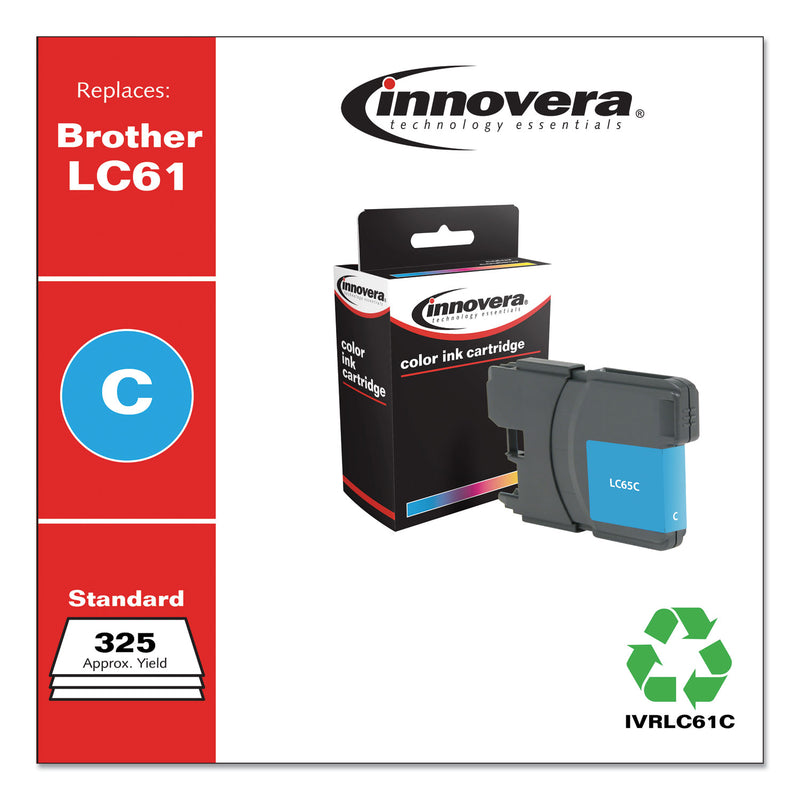 Innovera Remanufactured Cyan Ink, Replacement for LC61C, 750 Page-Yield