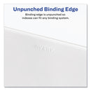 Avery Preprinted Legal Exhibit Side Tab Index Dividers, Allstate Style, 26-Tab, W, 11 x 8.5, White, 25/Pack