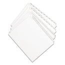 Avery Preprinted Legal Exhibit Side Tab Index Dividers, Allstate Style, 10-Tab, 18, 11 x 8.5, White, 25/Pack