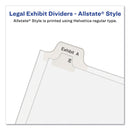 Avery Preprinted Legal Exhibit Side Tab Index Dividers, Allstate Style, 26-Tab, W, 11 x 8.5, White, 25/Pack