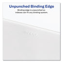 Avery Preprinted Legal Exhibit Side Tab Index Dividers, Avery Style, 10-Tab, 10, 11 x 8.5, White, 25/Pack