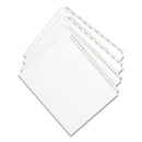 Avery Preprinted Legal Exhibit Side Tab Index Dividers, Allstate Style, 10-Tab, 2, 11 x 8.5, White, 25/Pack