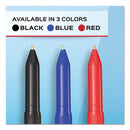 Paper Mate Write Bros. Ballpoint Pen Value Pack, Stick, Medium 1 mm, Blue Ink, Blue Barrel, 60/Pack