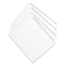 Avery Preprinted Legal Exhibit Side Tab Index Dividers, Allstate Style, 10-Tab, 20, 11 x 8.5, White, 25/Pack