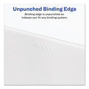 Avery Preprinted Legal Exhibit Side Tab Index Dividers, Avery Style, 27-Tab, A to Z, 11 x 8.5, White, 1 Set