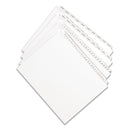 Avery Preprinted Legal Exhibit Side Tab Index Dividers, Allstate Style, 26-Tab, Exhibit A to Exhibit Z, 11 x 8.5, White, 1 Set
