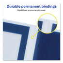 Avery Flexi-View Six-Pocket Polypropylene Organizer, 150-Sheet Capacity, 11 x 8.5, Translucent/Navy