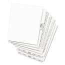 Avery Preprinted Legal Exhibit Side Tab Index Dividers, Avery Style, 26-Tab, D, 11 x 8.5, White, 25/Pack, (1404)