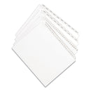 Avery Preprinted Legal Exhibit Side Tab Index Dividers, Allstate Style, 10-Tab, 5, 11 x 8.5, White, 25/Pack