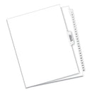 Avery Preprinted Legal Exhibit Side Tab Index Dividers, Avery Style, 25-Tab, 1 to 25, 11 x 8.5, White, 1 Set